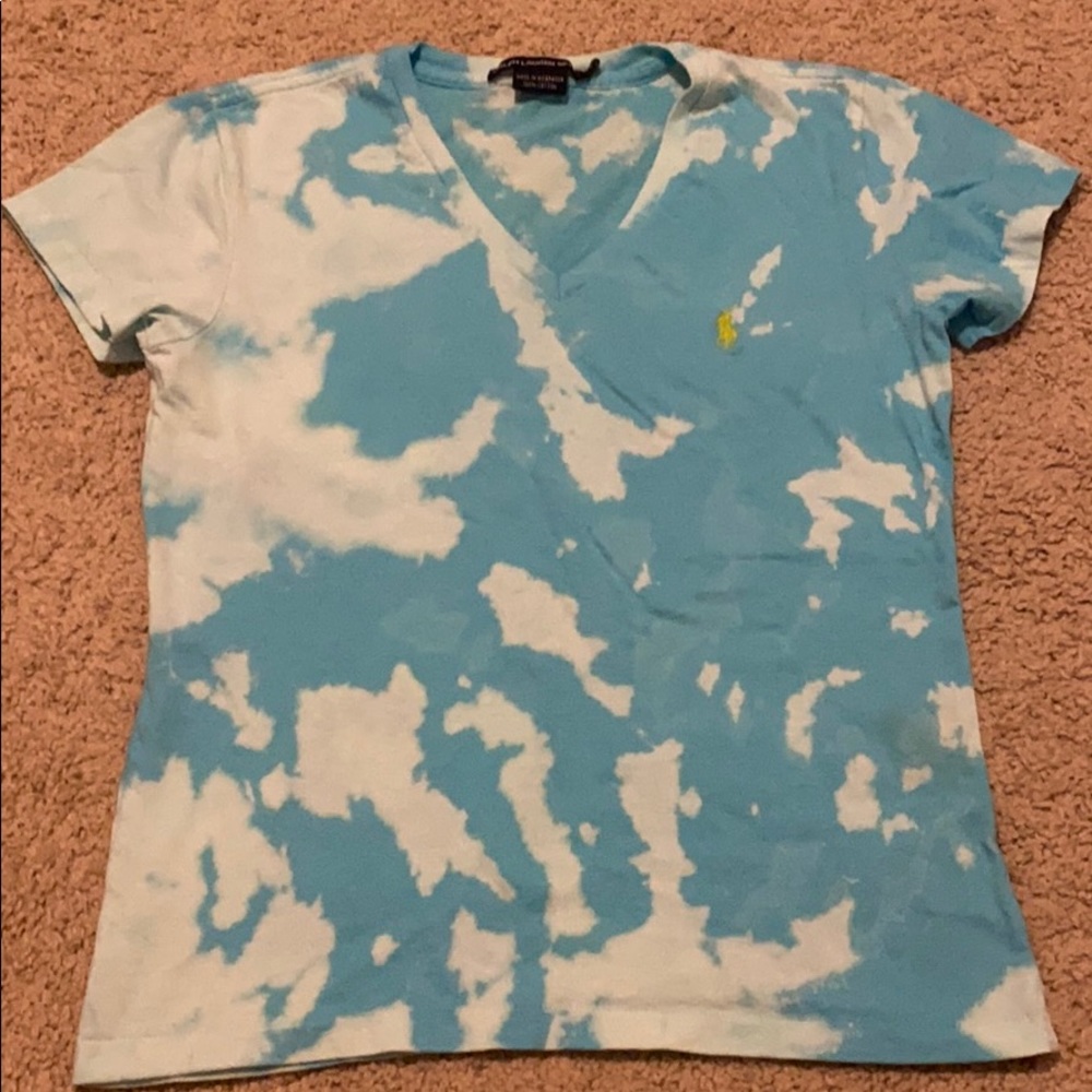 Tie dye Ralph Lauren shirt